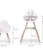 Childhome Scaun de masa reglabil in inaltime Evolu 2 naturalalb