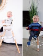 Childhome Scaun de masa reglabil in inaltime Evolu 2 naturalalb