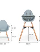 Childhome Scaun de masa reglabil in inaltime Evolu 2 NaturalMenta