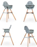 Childhome Scaun de masa reglabil in inaltime Evolu 2 NaturalMenta