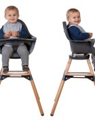 Childhome Scaun de masa reglabil in inaltime Evolu One.80 naturalantracit