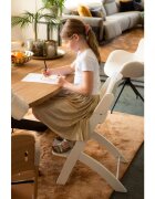 Childhome Scaun de masa reglabil in inaltime Evosit Fag alb