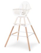 Childhome Set picioare cu suport pentru scaun de masa Evolu NaturalAlb