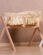 Childhome Suport pentru cos si centru de activitati bebe Moise lemn natural