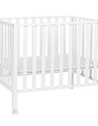 Childhome Tarc 94 cu roti 75x95 cm lemn alb
