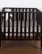 Childhome Tarc 94 cu roti 75x95 cm lemn black