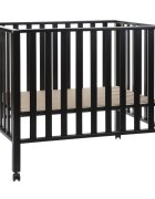 Childhome Tarc 94 cu roti 75x95 cm lemn black