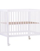 Childhome Tarc 97 cu roti 75x95 cm mdf alb