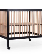Childhome Tarc 97 cu roti 75x95 cm mdf natural negru