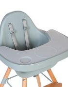 Childhome Tavita scaun de masa Evolu + protectie din silicon menta