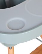 Childhome Tavita scaun de masa Evolu + protectie din silicon menta
