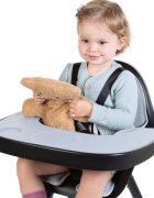 Childhome Tavita scaun de masa Evolu + protectie din silicon negru