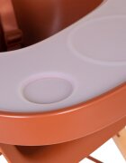 Childhome Tavita scaun de masa Evolu + protectie din silicon ruginiu