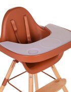 Childhome Tavita scaun de masa Evolu + protectie din silicon ruginiu
