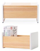 Childhome Treapta inaltator 35x23x18 cm lemn natural alb