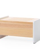 Childhome Treapta inaltator 35x23x18 cm lemn natural alb