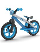 Chillafish Bicicleta copii fara pedale BMXie 02 Blue cu suport pentru picioare si frana integrata varsta 2-5 ani scaun reglabil de la 32 la 39 cm anvelopele RubberSkin