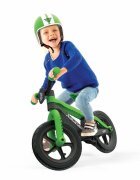 Chillafish Bicicleta copii fara pedale BMXie 02 Kiwi 12 inch varsta 2-5 ani suport pentru picioare si frana integrata scaun reglabil de la 32 la 39 cm anvelopele RubberSkin
