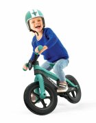Chillafish Bicicleta copii fara pedale BMXie 02 Mint 12 inch suport pentru picioare si frana integrata varsta 2-5 ani scaun reglabil de la 32 la 39 cm anvelopele RubberSkin