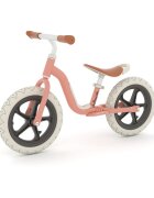 Chillafish Bicicleta copii fara pedale Charlie Lux Salmon cu roti din spuma Eva 12 inch varsta 2-5 ani scaun reglabil de la 32-40 cm greutate redusa 32 kg ghidon reglabil anvelope EVA inaltimea recomandata 87-110 cm