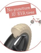 Chillafish Bicicleta de echilibru Charlie Flamingo Usoara Cu ghidon si sa reglabile Greutate 2.5 Kg Cu roti din spuma EVA 10 inch Pentru 18-48 luni