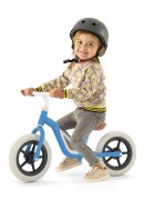 Chillafish Bicicleta de echilibru Charlie Navy Usoara Cu ghidon si sa reglabile Greutate 2.5 Kg Cu roti din spuma EVA 10 inch Pentru 18-48 luni
