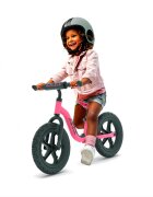 Chillafish Bicicleta de echilibru Charlie Sport Flamingo 12 inch reglabila ghidon din spuma suport picioare greutate admisa 35 kg