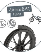 Chillafish Bicicleta fara pedale BMXie Vroom Anthracite 12 inch suport pentru picioare integrat varsta 2-5 ani scaun reglabil anvelope EVA greutate admisa 35 kg