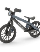 Chillafish Bicicleta fara pedale BMXie Vroom Anthracite 12 inch suport pentru picioare integrat varsta 2-5 ani scaun reglabil anvelope EVA greutate admisa 35 kg