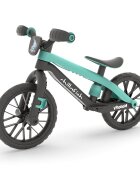 Chillafish Bicicleta fara pedale BMXie Vroom Mint 12 inch suport pentru picioare integrat varsta 2-5 ani scaun reglabil anvelope EVA greutate admisa 35 kg