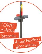 Chillafish Saritor pentru adolescenti Poogi Glow Papaya stick pogo