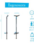 Chillafish Saritor pentru copii 5 ani+ Poogi Albastru stick pogo