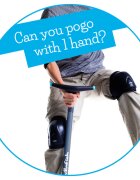 Chillafish Saritor pentru copii 5 ani+ Poogi Albastru stick pogo