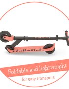 Chillafish Trotineta pentru copii Flexxi Glow Flamingo pliabila ghidon reglabil roti ABEC-5 greutate admisa 50 kg