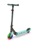 Chillafish Trotineta pentru copii Flexxi Glow Mint pliabila ghidon reglabil roti ABEC-5 greutate admisa 50 kg