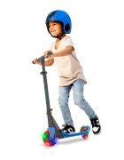 Chillafish Trotineta pentru copii Flexxi Glow Navy pliabila ghidon reglabil roti ABEC-5 greutate admisa 50 kg