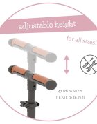 Chillafish Trotineta pentru copii Scotti 2 Cameo Pink cu ghidon reglabil roti ABEC-5 greutate admisa 50 kg