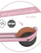 Chillafish Trotineta pentru copii Scotti 2 Cameo Pink cu ghidon reglabil roti ABEC-5 greutate admisa 50 kg