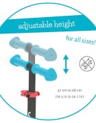 Chillafish Trotineta pentru copii Scotti Blue cu ghidon reglabil roti ABEC-5 greutate admisa 50 kg
