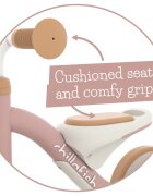 Chillafish Vehicul fara pedale pentru copii Cruzi Petal Pink