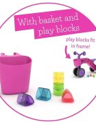 Chillafish Vehicul pentru copii ItsiBitsi Blocks Fuchsia