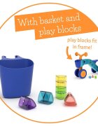 Chillafish Vehicul pentru copii ItsiBitsi Blocks OrangeBlue