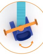 Chillafish Vehicul pentru copii ItsiBitsi Blocks OrangeBlue