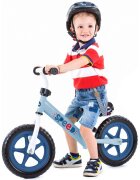 CHIPOLINO Bicicleta copii fara pedale Speed blue 12 inch de la 2 ani pana la greutatea de 30 kg scaun si ghidon reglabile pe inaltime cadru extrem de usor