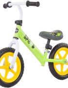 CHIPOLINO Bicicleta copii fara pedale Speed green 12 inch de la 2 ani pana la greutatea de 30 kg scaun si ghidon reglabile pe inaltime cadru extrem de usor