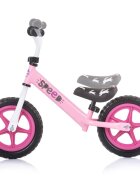 CHIPOLINO Bicicleta copii fara pedale Speed pink 12 inch de la 2 ani pana la greutatea de 30 kg scaun si ghidon reglabile pe inaltime cadru extrem de usor