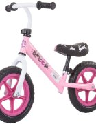 CHIPOLINO Bicicleta copii fara pedale Speed pink 12 inch de la 2 ani pana la greutatea de 30 kg scaun si ghidon reglabile pe inaltime cadru extrem de usor