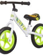 CHIPOLINO Bicicleta pentru copii Zippy Green fara pedale scaun reglabil manere antiderapante greutate suportata 25 kg varsta 3 ani+