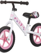 CHIPOLINO Bicicleta pentru copii Zippy Pink fara pedale scaun reglabil manere antiderapante greutate suportata 25 kg varsta 3 ani+