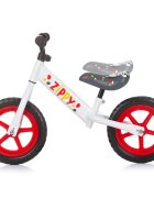 CHIPOLINO Bicicleta pentru copii Zippy Red fara pedale scaun reglabil manere antiderapante greutate suportata 25 kg varsta 3 ani+